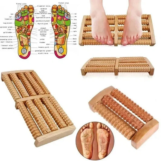 Wooden Foot Massager | Stress Release Tool